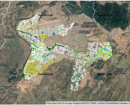 bahria town rawalpindi phase 8 map